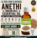 Anethi Indian Dill Seed Essential Oil Pure Natural Aromatherapy Diffuser Massage Wellness