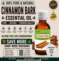 Cinnamon Bark Essential Oil Pure Natural Aromatherapy Spicy Warming Wellness Massage Diffuser